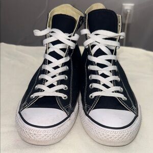 Converse Black and White High-Top Sneakers